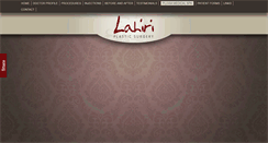 Desktop Screenshot of lahiriplasticsurgery.com